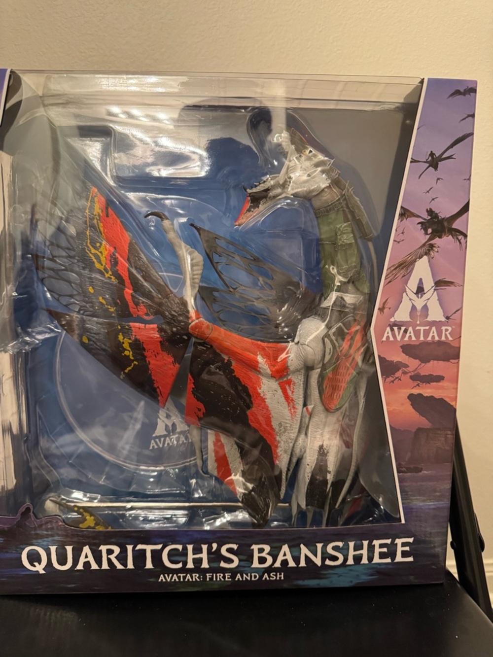 Avatar Quaritch's Banshee Action Figure - Red, Black, White